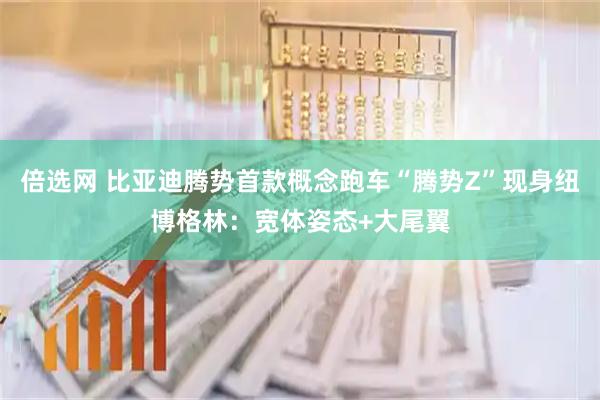 倍选网 比亚迪腾势首款概念跑车“腾势Z”现身纽博格林：宽体姿态+大尾翼