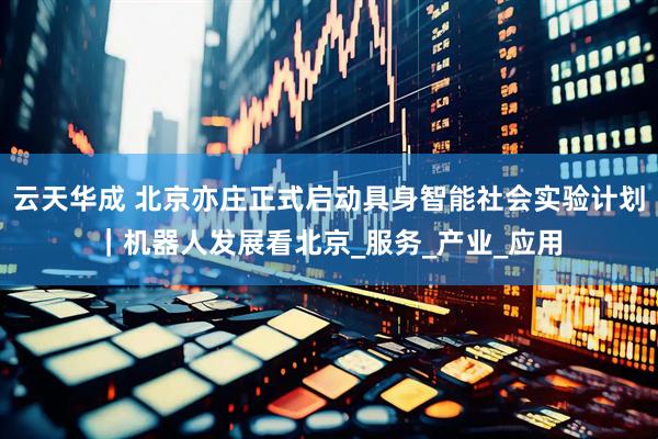 云天华成 北京亦庄正式启动具身智能社会实验计划｜机器人发展看北京_服务_产业_应用